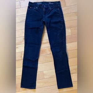 J.Crew Matchstick Navy Corduroy Pants